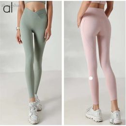 AL-0045 Loving Heart Hip Fiess Women Wearing Tight High Waist Slimming Training Quick Dry Yoga Pants 5405