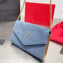 10A Fashion Designer Bags Wallets Luxury Shoulder Shopping Chain Crossbody Cylindrical Handbag Bag Fashion Ladies Women Bags Denim Ohwbt