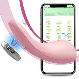 Other Health Beauty Items Magnetic Bluetooth APP Vibrator for Women Panties Wearable Clit Stimulator Wear Vibrating Female Masturbator Adult s Y240503