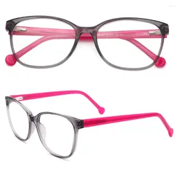 Sunglasses Frames Women Square Eyeglasses Frame Men Round Optical Glasses Full Rim Pink Black Transparent Spectacles Fashion Retro Eyewear