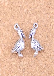 100pcs Antique Silver Bronze Plated pelican sea bird Charms Pendant DIY Necklace Bracelet Bangle Findings 189mm9164677