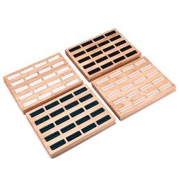 Jewellery Tray Fashionable High-End Solid Wooden Tray 20 Digit Ring Display Stand WomenS Jewellery Display Trays