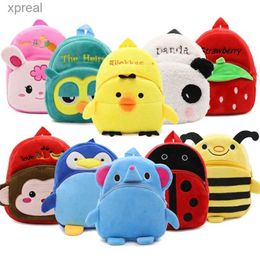 Backpacks Childrens school bag 3D cartoon printed plush childrens backpack cute animal toddler bag childrens school bag WX