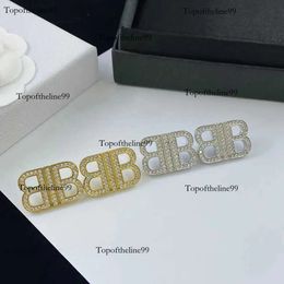 Designer bb gold Jewelry charm Home Paris Style New Live Tiktok Earrings in Autumn and Winter Original edition