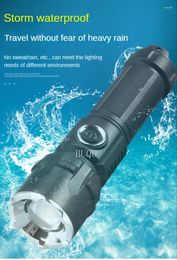 Flashlights Torches Mini Multi-function Strong Light Rechargeable LED Bright Side Lamp Portable