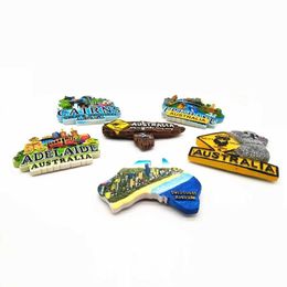 3PCSFridge Magnets Australia Tourist Souvenir Decorative Fridge Magnets Brisrane Adelaide Cairns 3D Magnet Souvenir Refrigerator Sticker