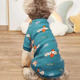 Dog Apparel Fashion Pet Costume Breathable Clothes Nice-looking Portable Soft Printed Pattern Dogs