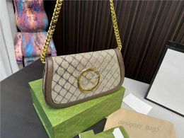 Designer bag 10A Original Quality Fashion Bags Round Interlocking G Blondie Shoulder bag handbag Crossbody Bags
