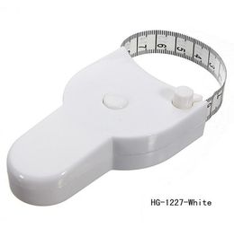 Fitness Accurate Body Fat Calliper Measuring Body Tape Ruler Measure Mini Cute Tape Measure White Drop 2930356