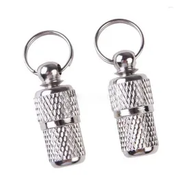 Dog Apparel 1pc Cat Storage Tube Anti Lost Address Label Pet Name ID Tags Mini Metal Collar Necklace Pendant