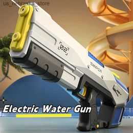 Sand Play Water Fun Electric water gun automatic charging spray remote shooting sailor summer outdoor game gift Q240408