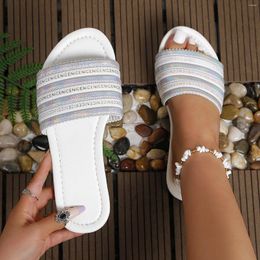 Slippers For Women Clearance 2024 Ladies Shoes Comfortable Flat Fashion Soft Beach Sandals And Chaussures Femme
