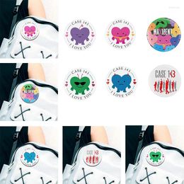 Brooches Case 143 I Love You Tinplate Soft Button Pin Custom Music Boy Band Heart Backpack Coat Lapel Badges Fans Jewellery Gifts