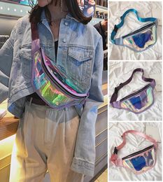 Fashion Belt Bum Bag Waterproof Transparent Clear Punk Holographic Fanny Pack Laser Waist Pack for Women8756358