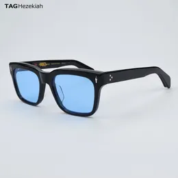 Sunglasses Square Premium Acetate Men Designer Brand Classical Polarised Uv400 Outdoor Eyeglasses 27 Colour Options