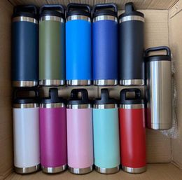 18oz Water Bottle Wide Mouth Insulated Tumbler Double Wall Stainless Steel Powder Coated Travel Waterbottle Accept custom logo WLL7369939
