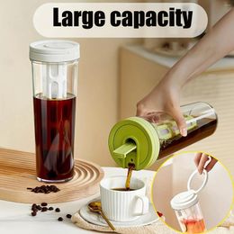 Water Bottles 1PC Large Capacity Cold Kettle Brew Coffee Cup With Filter Portable W