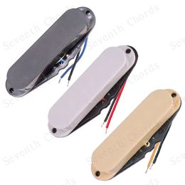 Accessories A Set of 3 Pcs No Hole Sealed Closed Single Coil Pickup for Electric Guitar Replacement