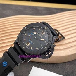 Automatic Mechanical Penaria watches Instantly Take New Limit of 1000 RMB for the Perna Sea Stealth Mens Watch Ink Black With Original Box