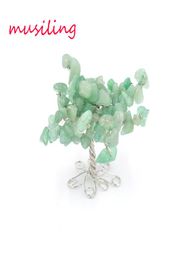 Life tree Decoration Family Display Goods Natural Gem Stone Reiki Healing Pendulum Charms Amulet Accessories Women Mens Jewelry5945566