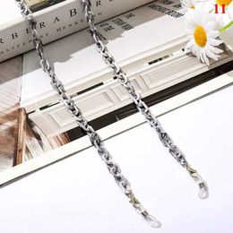 Eyeglasses chains Acrylic Face Mask Chains Lanyard Acrylic Eyeglasses chain Non-slip Glasses holder chain Decorative Eyeglass Rope Necklaces Chain