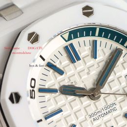 Ipf Brand 42Mm APS Glass Carbon Designers Zf SUPERCLONE Watches 15706 Men 15707 Aaaaa Mechanical 13.9Mm Wristwatches Swiss Ceramic Fibre Dive 3120 86068
