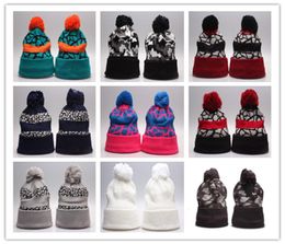 Whole winter Beanie Knitted Hats custom Sports warm beanies caps Women Men popular fashion styles 10000 to pick up9113805