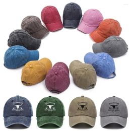 Ball Caps Outdoor Sports Letter Embroidery Baseball Vintage Summer Adjustable Denim Sunscreen Hats Hip Hop Snapback Men Women