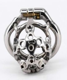 Devices Snap Ring Stainless Steel Small Cock Cage Device Toys 38Mm 41Mm 51Mm 57Mm With Spiked Screw Sex1512139