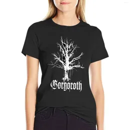 Women's Polos Gorgoroth Logo T-shirt Cute Clothes Female Clothing T-shirts For Women