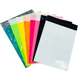 Multiple Sizes Colorful Self-seal Mail Bag Waterproof Self Adhesive Storage Bag Plastic Packaging Bags Courier Envelope 240423