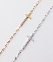 Shape of the cross ornament chain bracelet small cute beautiful simple wild home travel wrist comfortable Lucky woman mother men7275181