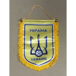 Accessories Flag of Ukraine National Football 30cm*20cm Size Double Sides Christmas decorations Hanging Flag Banner Gifts