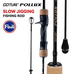 Goture Pollux Slow Jigging Fishing Rod MLMMH Power Japan Fuji Ring Quality Saltwater Boat Rod Fast Action1.83M Casting Rods 240508