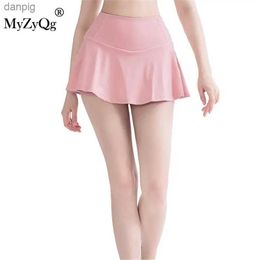 Skirts Women Fashion New Short Skirt Running Fitness Tennis Slim Badminton Jogging Skorts Leggings Y240508