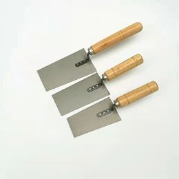 1pcs large size Cement Float Margin Trowel Bucket Stainless Steel Concrete Finishing Trowel Spatula Construction Tools Wooden