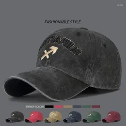 Ball Caps Cotton Coated Washed Hats Casual And Versatile Retro Distressed Sunshade Sunscreen Men's Women's Trendy Products