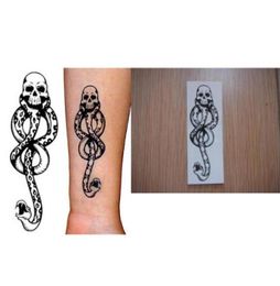 5x Todesser Dark Mark Toys Tattoos für Cosplay -Accessoires und Tanzpartyzubehör Tanz Arm Art Make -up5610221