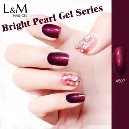 Nail Gel 15ml 3pcs/batch IDO brand high-grade bright pearl gel UV LED immersion nail polish art glitter polishing glue Q240507