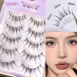 False Eyelashes Natural False Eyelash 13 Styles Comic Eyelash Clear Thin Stem False Eyelash M08 Natural Eyelash Appearance Korean Makeup d240508