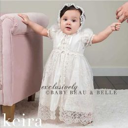 Christening dresses Baby Girl Dress Embryo Pearl 1 Year Birthday Wedding Party Christmas Clothing 3-24 Months Q240507