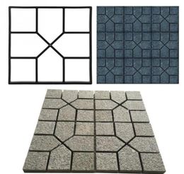 Garden Walk Pavement Mold DIY Manually Paving Cement Brick Stone Road Concrete Molds Path Maker Reusable DIY Manually Paving6875468