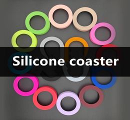 Newest Tumbler Bottom Protective Cover Silicone Coasters Cup Sleeve For Vacuum Insulated Stainless Steel Skinny Tumbler A084181405