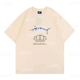 Designer T Shirt Kith T Shirt Kith Short Sleeve Luxury Major Brand Sweatshirt Kith Rap Classic Hip Hop Male Singer Wrld Tokyo Shibuya Retro Street Fashion T-Shirt 443