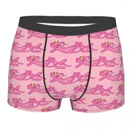 Underpants Custom Pink Leopard Unterwäsche Männer atmungsaktiv