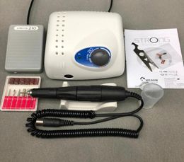 strong65W manicure machine 35K40K45K Electric Nail Drill Machine Strong 210 Manicure Pedicure Nail File Bit Art Equipment8869427