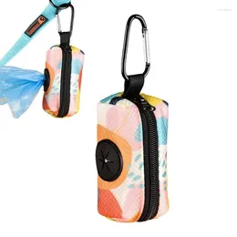 Dog Apparel Poop Waste Bag Carrier Zipper Doggy Pouch Puppy Potty Holder For Running Outing Outdoor