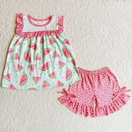 Clothing Sets Little Girls Summer Clothes Cute Watermelon Printed Toddler Baby Girl Set Fashion Kids Outfit Wholesale