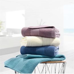 Towel Soft Cotton Towels Machine Washable Perfect For Home Gym Bath Hand Face Cleansing (2 Pcs 34cm X 73cm)