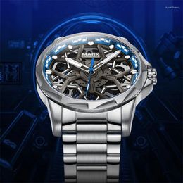 Wristwatches Men's Personality Hollow Tourbillon Sports Watch Waterproof Glow-in-the-dark Fashion Automatic Mechanical